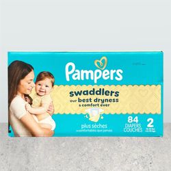 Pampers Swaddlers Baby Diapers Size 2