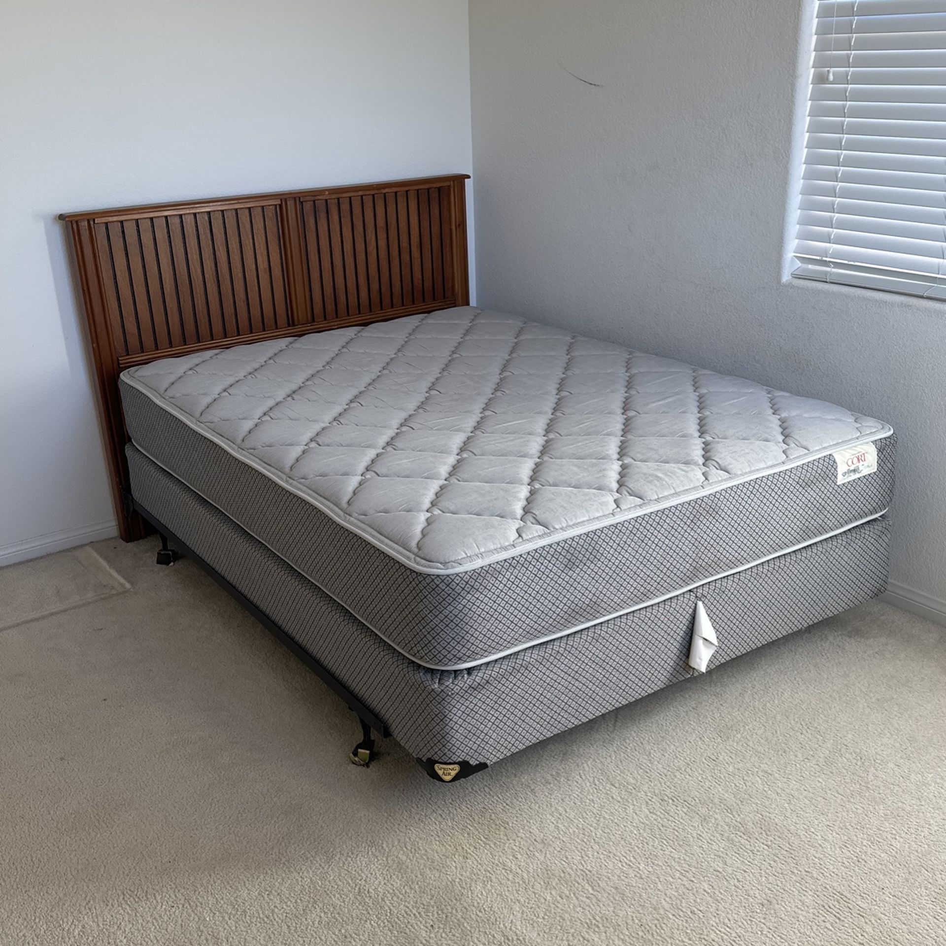 Mattress/box spring Queen with Headboard And Matching Dressers Optional for Sale in Las Vegas