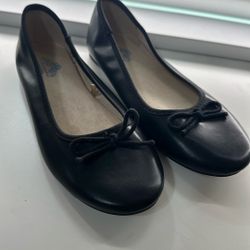 Girls Black Flats Size 3 