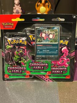 Pokemon Shrouded Fable 3 Pack Blister Pecharunt