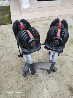 Bowflex Dumbells 5-52 With Stand