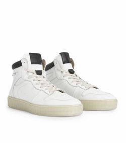 AllSaints White Leather Sneakers