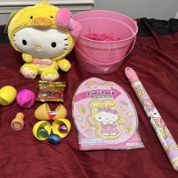 Hello Kitty🐣Easter basket $25 