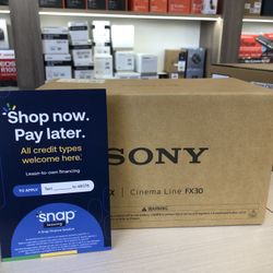 Sony FX30 Cinema Camera