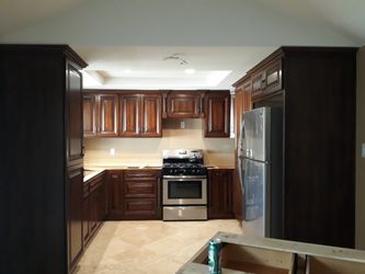 Brown kitchen