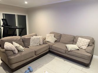 Large sofa & love seat