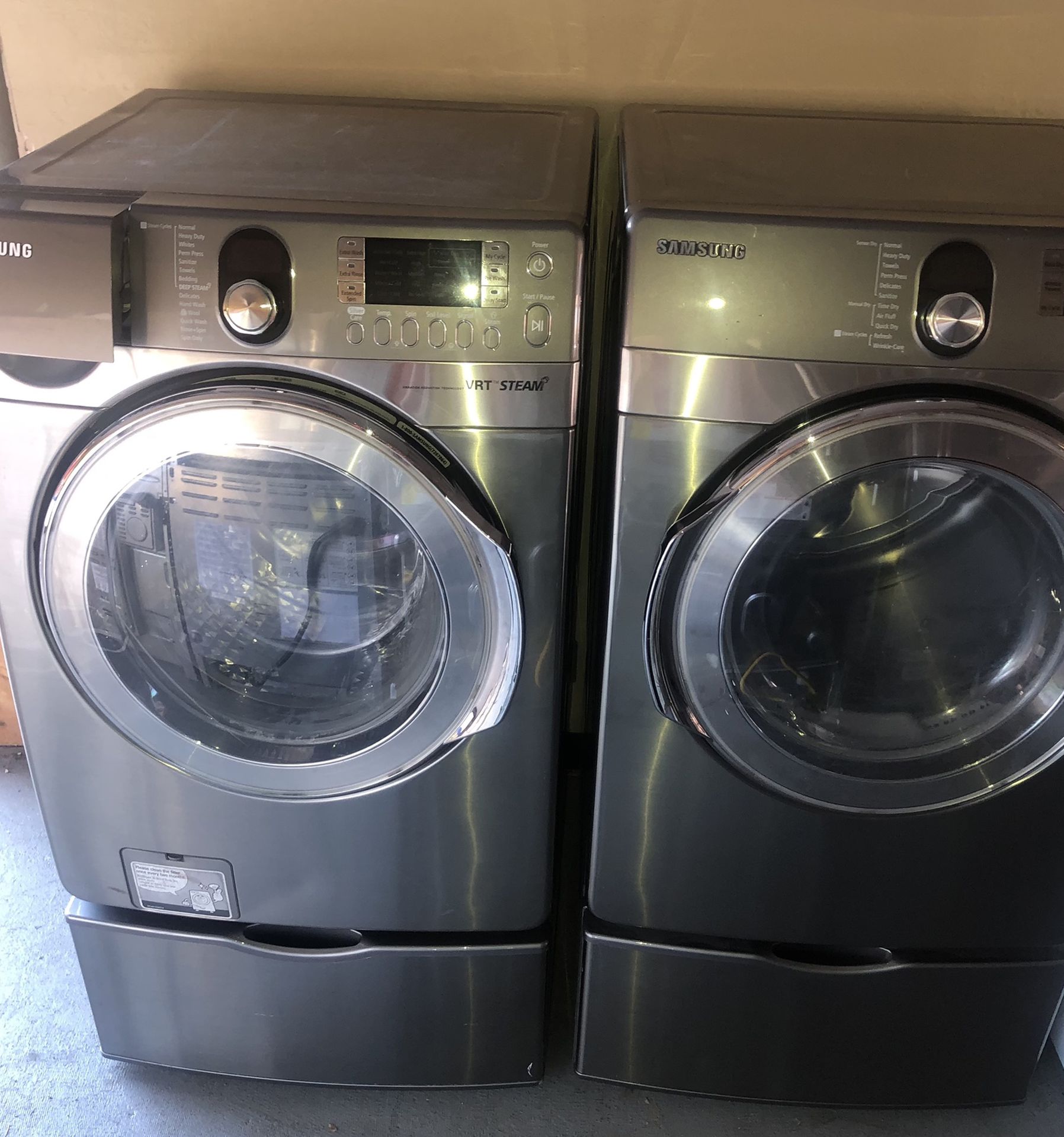 Front Load Washer And Electric Dryer Set