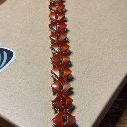 Elegant Orange Bracelet