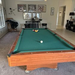 Mizerak 8-Foot Slate Pool Table And Accessories
