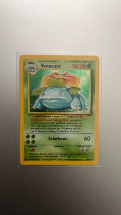 Pokemon Venusaur Holo Base Set 15/102 LP