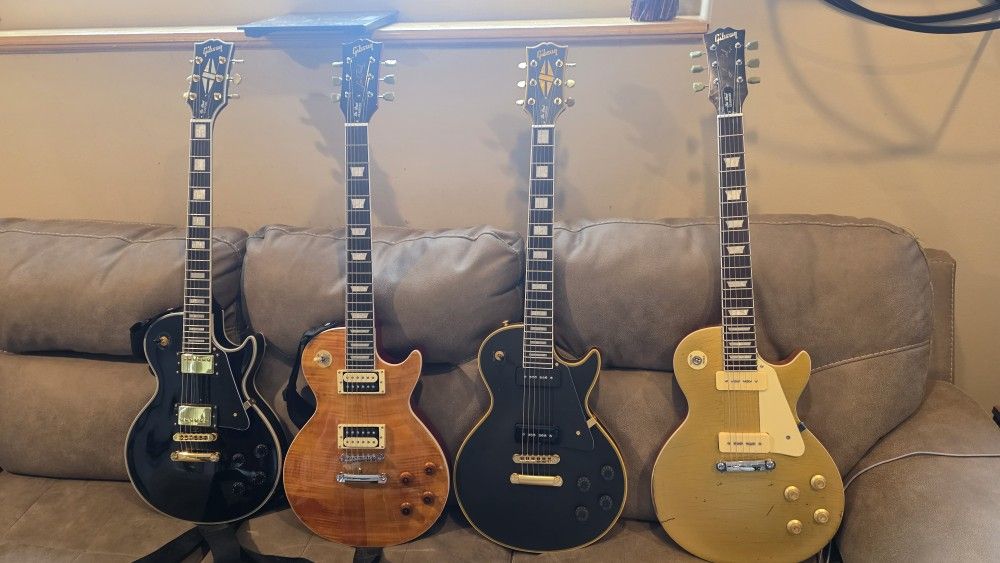 4x Gibson Les Paul Replicas 