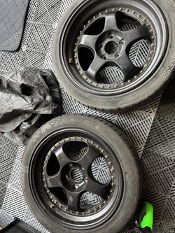 Real Work Meisters 18x9  5x114.3 With Tires