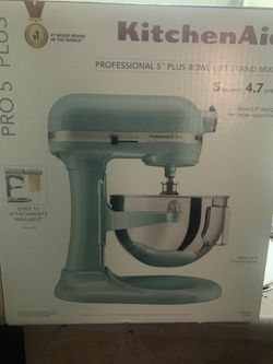 Kitchen aid professional 5 plus bowl lift stand mixer brand new