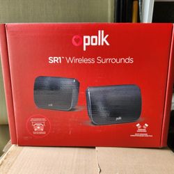 Polk SR1 Wireless Surrond Speakers 