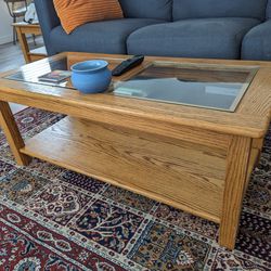 Vintage Style Wooden Coffee Table 