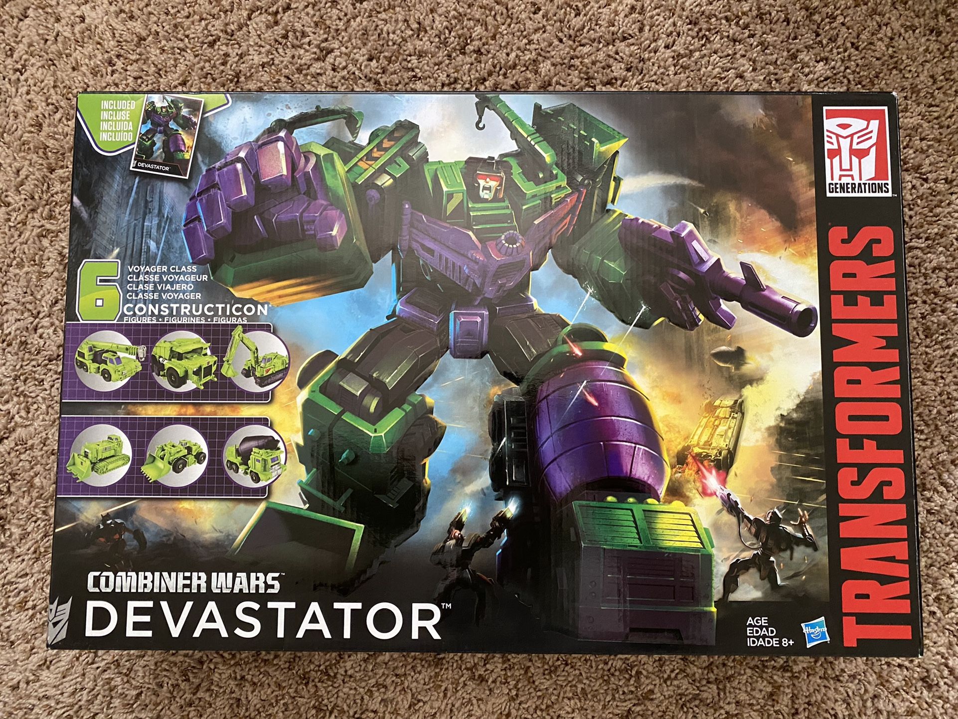 Transformers Generations Combiner Wars Devastator Figure Set Constructicons Hasbro