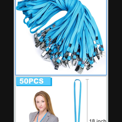💥 New Blue Lanyards FoR Any Event. Total of 58💥