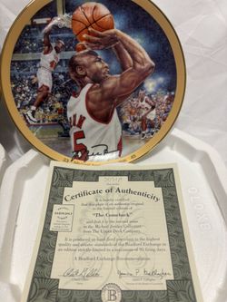 Michael Jordan Hamilton Collection Plates