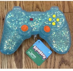 Sunny days Squeezy Blue Glitter Controller Viral Toy