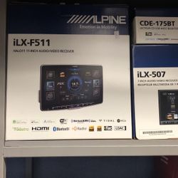 Alpine ILX -F511 11” Audio/ Video Receiver/ Payment Plans Available/zero Down/No Interest/ No Credit Needed 