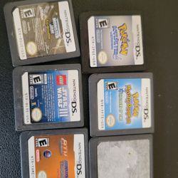 Nintendo Ds Pokemon Soul Silver Diamond And More Game Lot