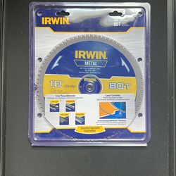 IRWIN Tools Metal-Cutting Circular Saw Blade, 10-inch, 80T