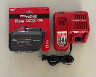 Milwaukee M18 FORGE HD12.0 Battery and Rapid Charger