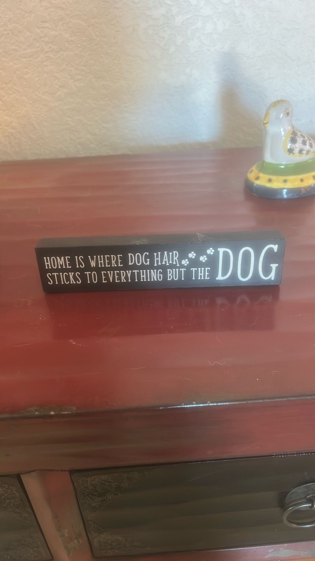 sign about dogs
