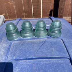 Whitall Glass Insulator Lot