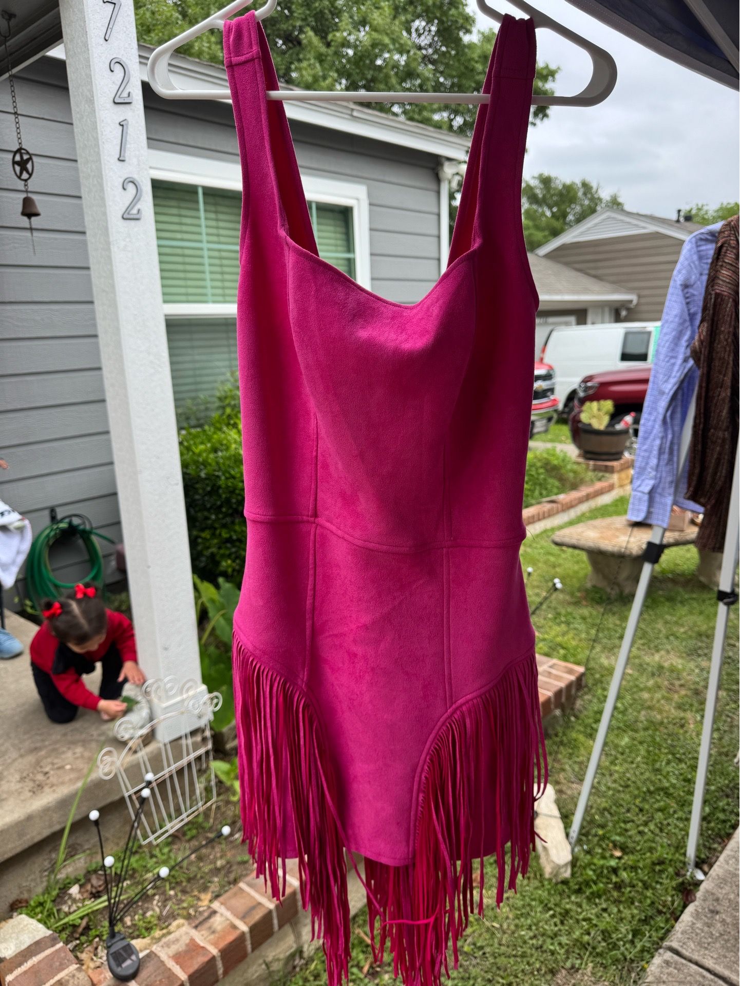 Wester pink dress