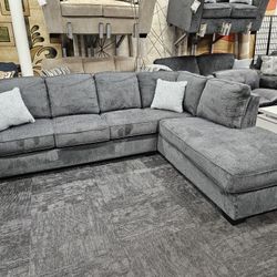 New Stock Ashley Altari Slate Color Sectional Special 