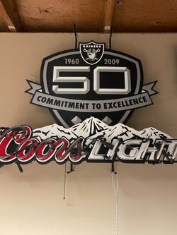 RAIDERS NEON LIGHTS