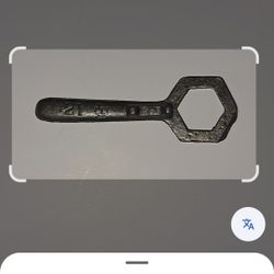 Antique Hexagon Key, Possibly A Carriage Key. See Pictures For Best Description And Details 