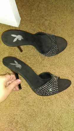 Playboy sexy black heels