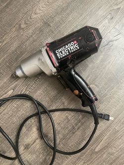 Chicago Electric Industrial 1/2" Impact Wrench 120V 7 Amp - Working VG