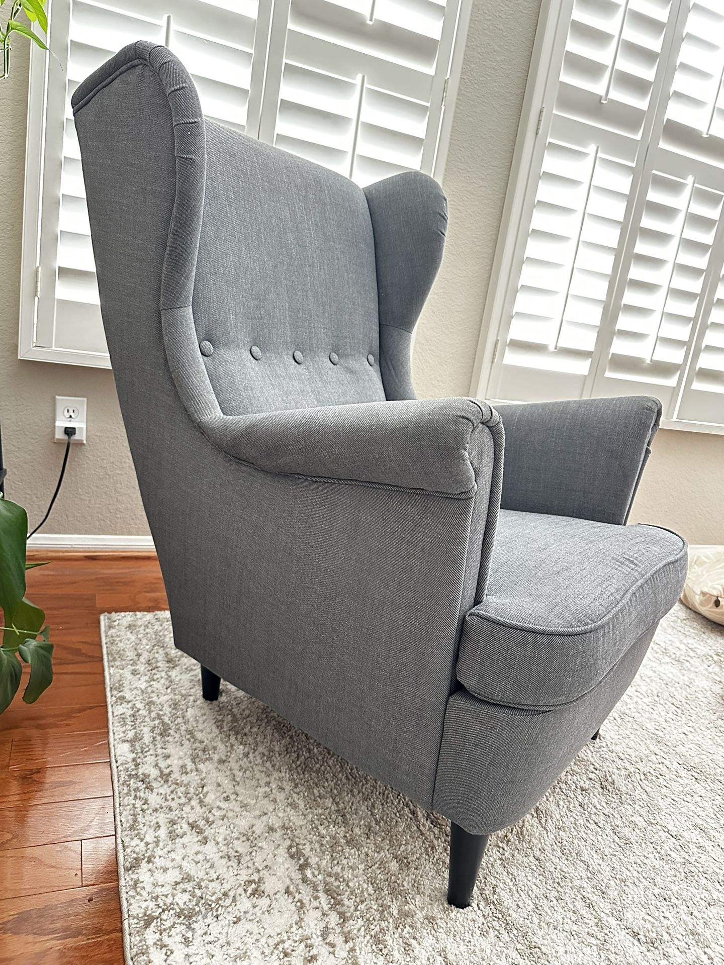 Lightly Used IKEA Wing Chair -Strandmon