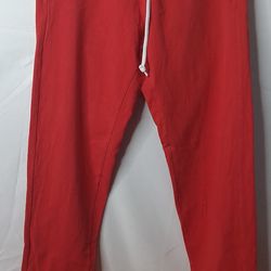 PINK Victoria's secret red joggers size small