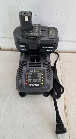 RYOBI battery and charger