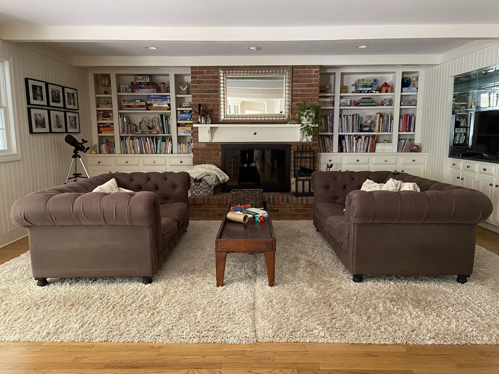 Restoration Hardware Kensington couch (matching set)