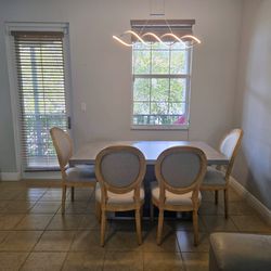 Laminated Extendable Dining Table $350