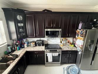 Dark Espresso Kitchen Cabinet Set 42”