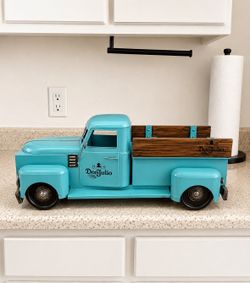 Vintage Style Don Julio Rolling Decorative Truck