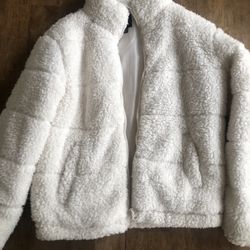 Faux Fur Kid Girl Jacket Size XL 14-16 Year Old