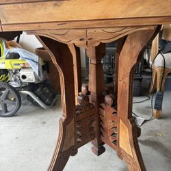 Antique Maple Parlor Table 
