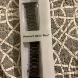 Stainless Steel Watch Bands (Black)