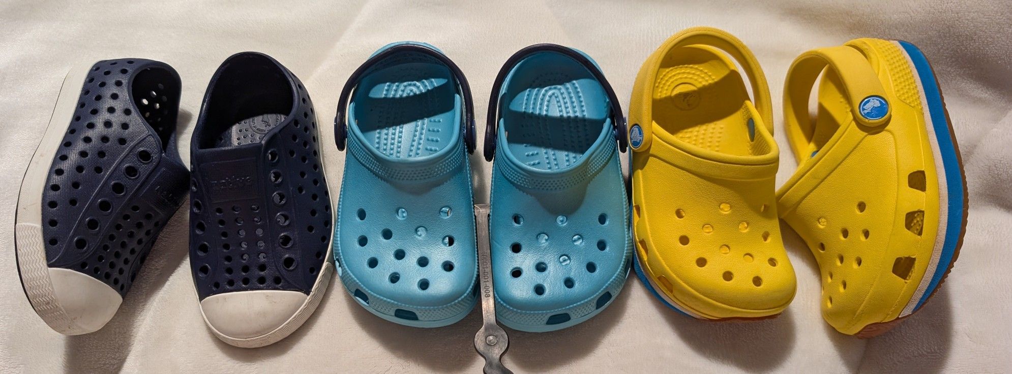 Natives And Crocs Size 6/7 Toddler
