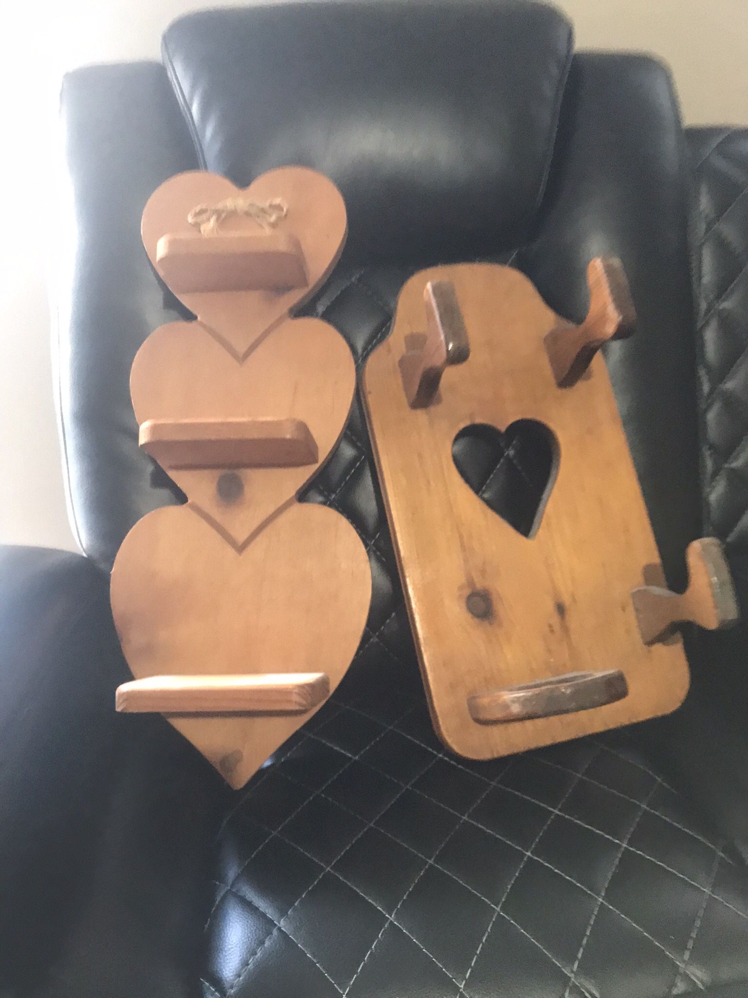 Wooden Candle Holder Wall Frame