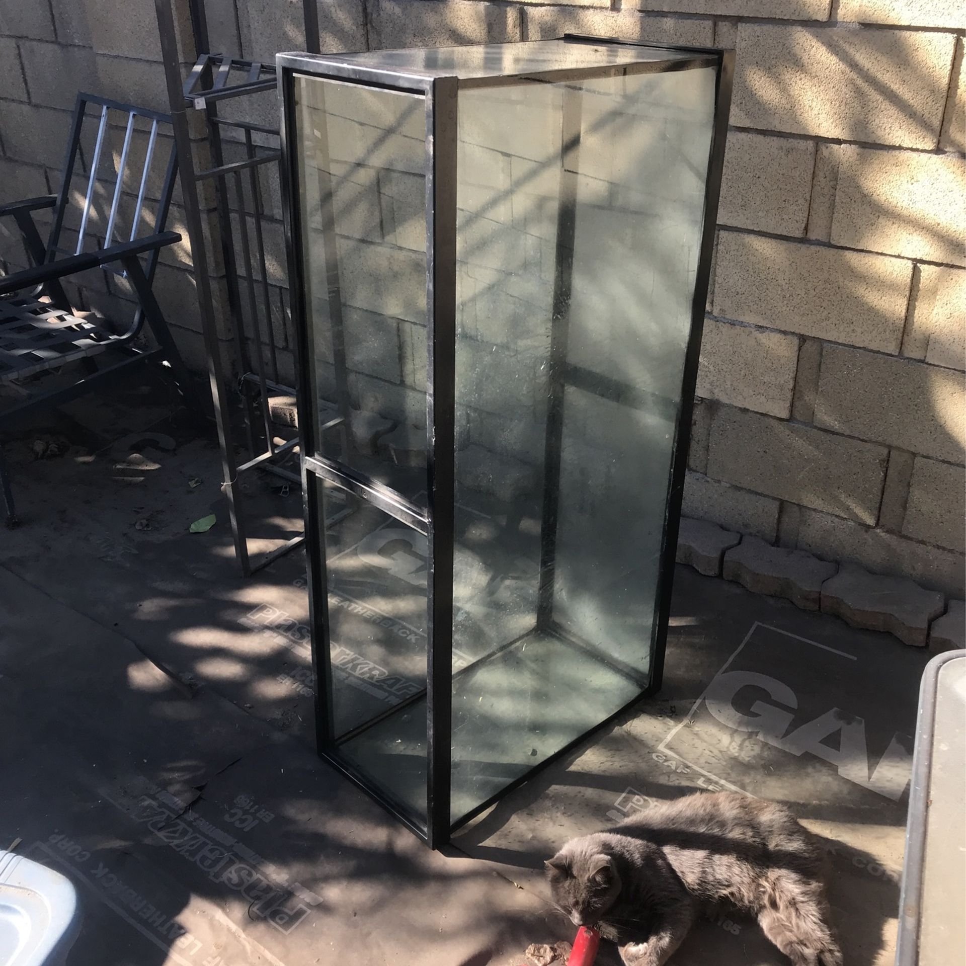 Tall 60 Gallon Aquarium Tank Water Fish Reptiles Turtles Lizard