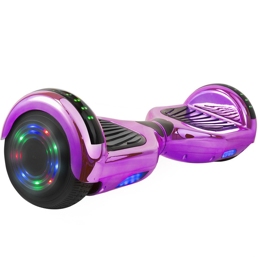 BLUETOOTH HOVERBOARD CHROME COLOR ON SPECIAL