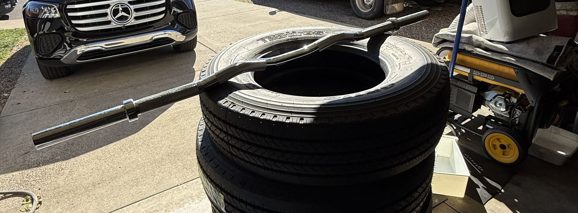 Titan Fitness Fat Rackble Ez Curl Bar